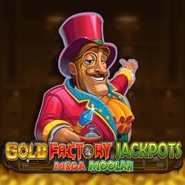 Play Gold Factory Jackpots Mega Moolah slot by Aurum Signature Studios on betsixty.eu