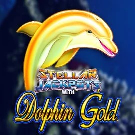 Enjoy Dolphin Gold with Stellar Jackpots by Lightning Box Game – logo hosted on betsixty.eu